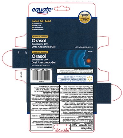 Principal Display Panel – 0.33oz Carton Label (Walmart Orasol  Carton)